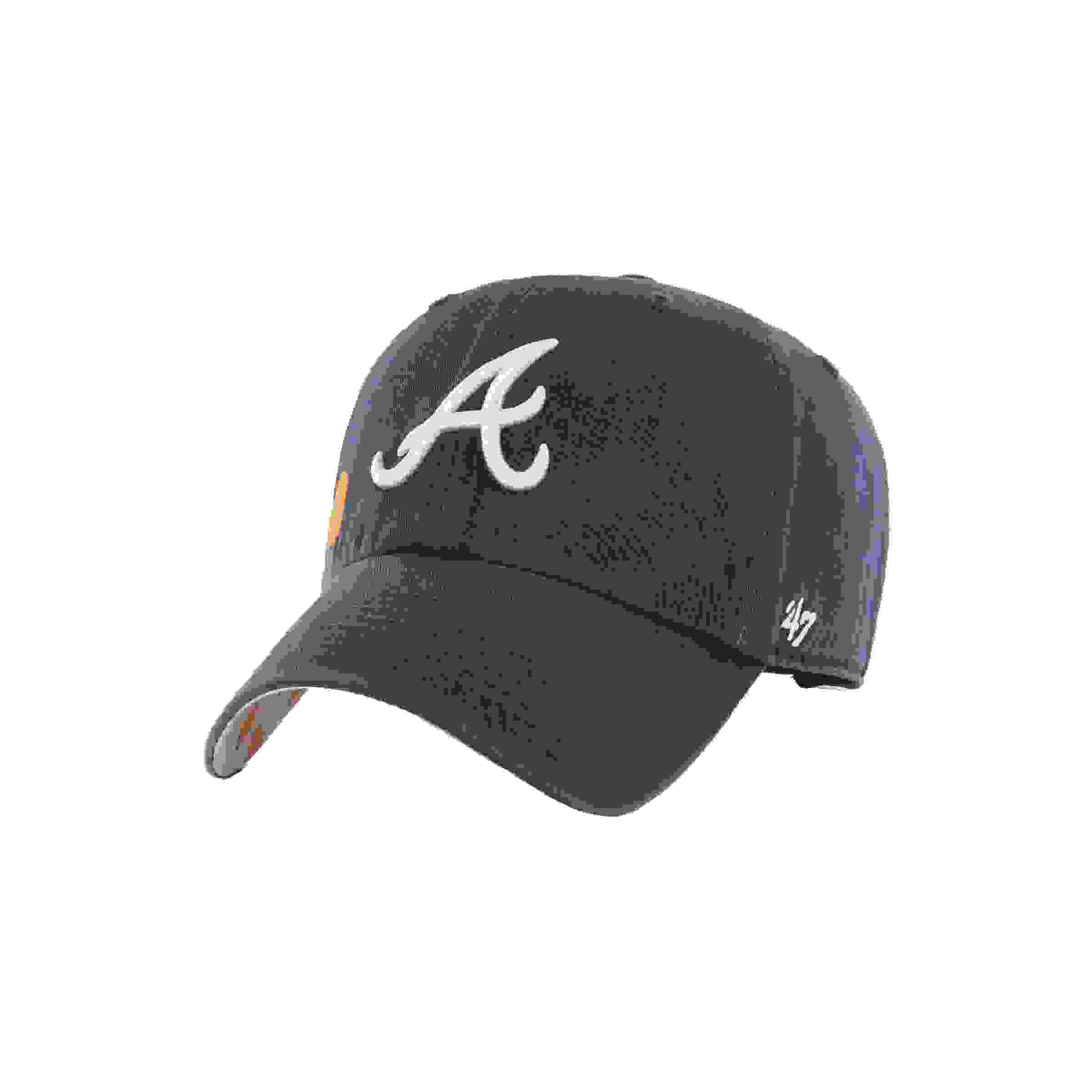47 Atlanta Braves Peach Cleanup Navy Snapback Hat